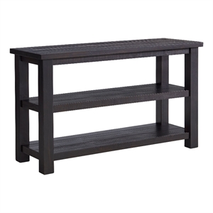 martin svensson home space saver black coffee solid wood sofa console table
