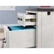 Martin Svensson Home Del Mar White and Grey File Cabinet with Fingerprint Lock
