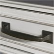 Martin Svensson Home Del Mar White and Grey File Cabinet with Fingerprint Lock