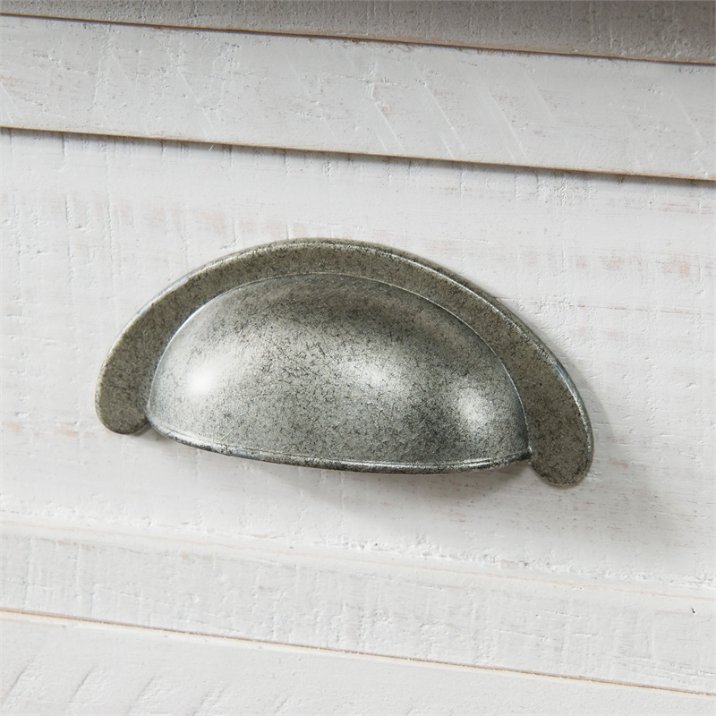 Martin Svensson Home Monterey White 2 Drawer File Cabinet with Fingerprint Lock