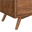 Martin Svensson Home Mid-Century Modern Cinnamon 5 Drawer Wood Chest