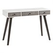 Martin Svensson Home Mid-Century Modern White/Gray/Black Vanity/Desk w/Mirror