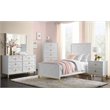 Martin Svensson Home Emma 6 Drawer White and Gold Dresser