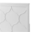 Martin Svensson Home Emma White and Gold Twin Panel Bed