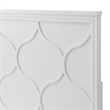 Martin Svensson Home Emma White and Gold Full Panel Bed