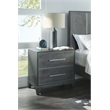 Martin Svensson Home Memphis 2 Drawer Slate Gray Nightstand with USB
