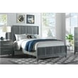 Martin Svensson Home Memphis 2 Drawer Slate Gray Nightstand w/ Security Lock