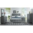 Martin Svensson Home Memphis 2 Drawer Slate Gray Nightstand w/ Security Lock