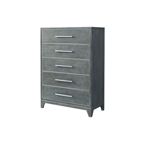 Martin Svensson Home Memphis 5 Drawer Slate Gray Chest