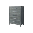 Martin Svensson Home Memphis 5 Drawer Slate Gray Chest