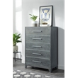 Martin Svensson Home Memphis 5 Drawer Slate Gray Chest