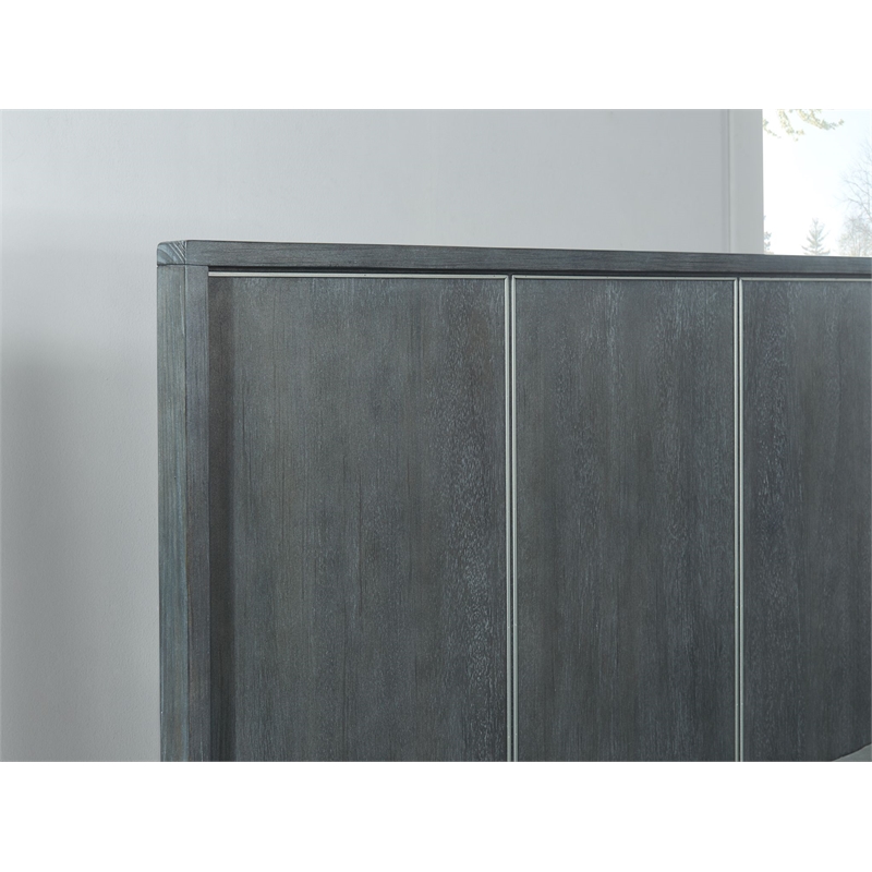 Martin Svensson Home Memphis Slate Gray California King Panel Bed