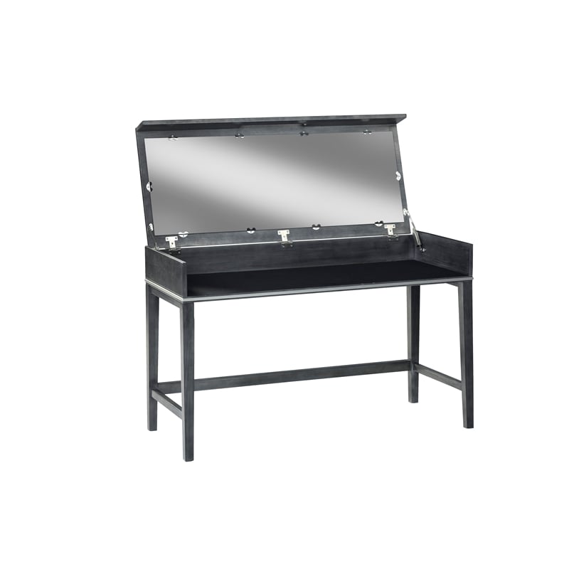 martin svensson home memphis slate gray vanity and stool