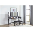 Martin Svensson Home Memphis Slate Gray Vanity and Stool