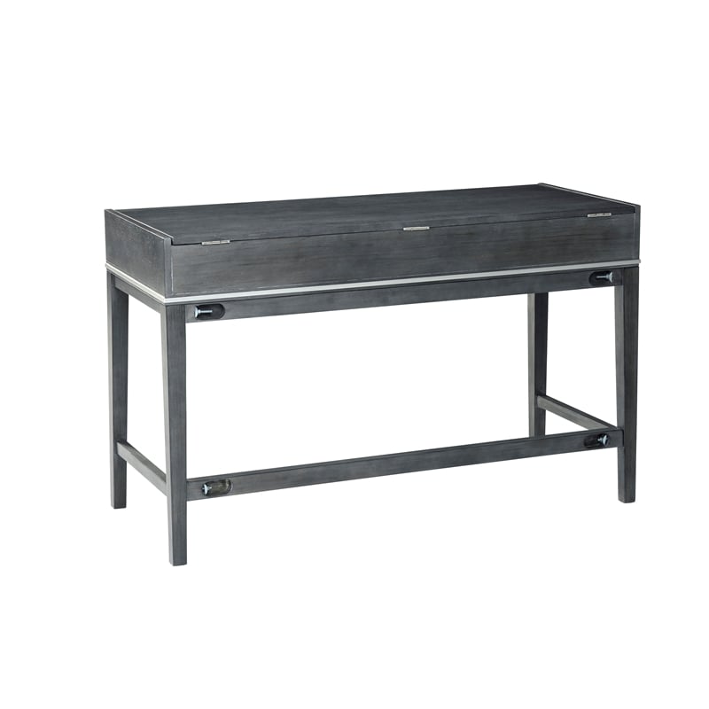 martin svensson home memphis slate gray vanity and stool