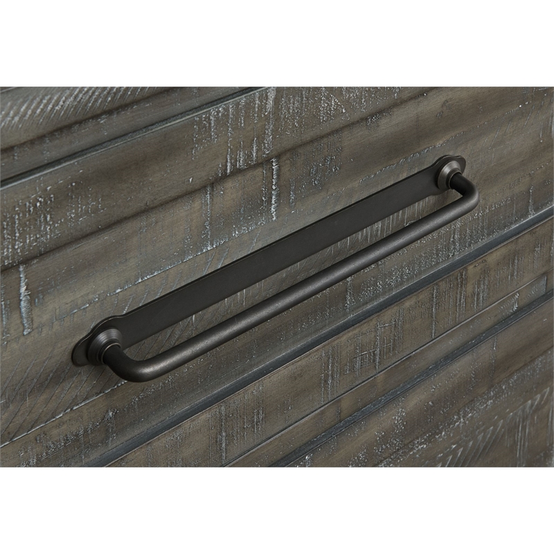 Martin Svensson Home Napa Solid Wood 6 Drawer Gray Dresser