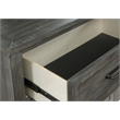 Martin Svensson Home Napa Solid Wood 7 Drawer Gray Chest