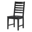Martin Svensson Home Napa Solid Wood Black Dining Chair (Set of 2)