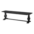 Martin Svensson Home Napa Solid Wood Black Dining Bench