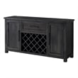 Martin Svensson Home Napa Solid Wood Black Dining Server with Storage