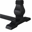 Martin Svensson Home Napa Solid Wood Black Trestle Table w/Extendable Leaf