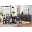 Martin Svensson Home Napa Solid Wood Black Round Dining Table