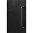 Martin Svensson Home Napa Solid Wood Black Dining Server with Fireplace