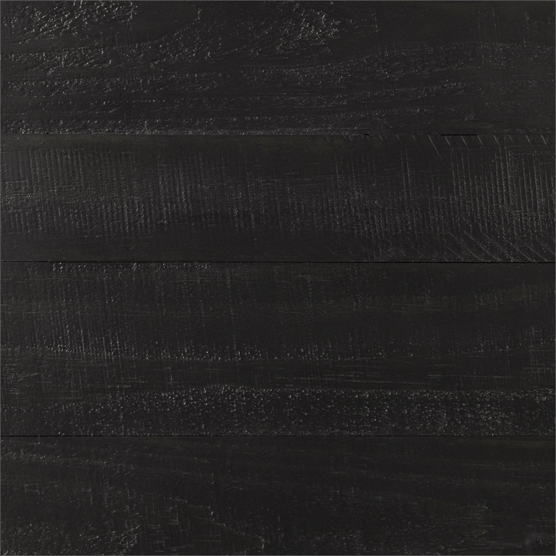 Martin Svensson Home Napa Solid Wood Black Dining Server with Fireplace