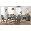 Beach House Solid Wood Dove Gray Dining Chair (Set of 2)