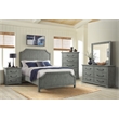 Beach House Dove Gray Solid Wood 5-Drawer Chest