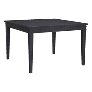 Del Mar 36&quot Black Counter Height Table with Extendable Leaf to 54&quot