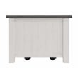 Martin Svensson Home Monterey Solid Wood Lift Top Coffee Table White and Gray