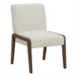 Bixby Upholstered Cream Boucle Fabric Dining Chair (Set of 2)