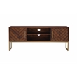 San Marino Mid-Century Modern 2-Door Wood TV Stand for TVs up to 60