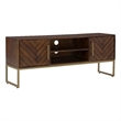 San Marino Mid-Century Modern 2-Door Wood TV Stand for TVs up to 60