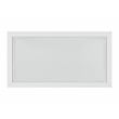 Cordero Wood and Glass Top White Coffee Table with Shelf Storage