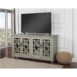 Martin Svensson Home Marche Antique Silver 2-Door Wood TV Stand