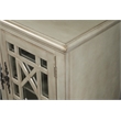 Martin Svensson Home Marche Antique Silver 2-Door Wood TV Stand