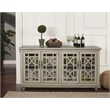 Martin Svensson Home Marche Antique Silver 2-Door Wood TV Stand