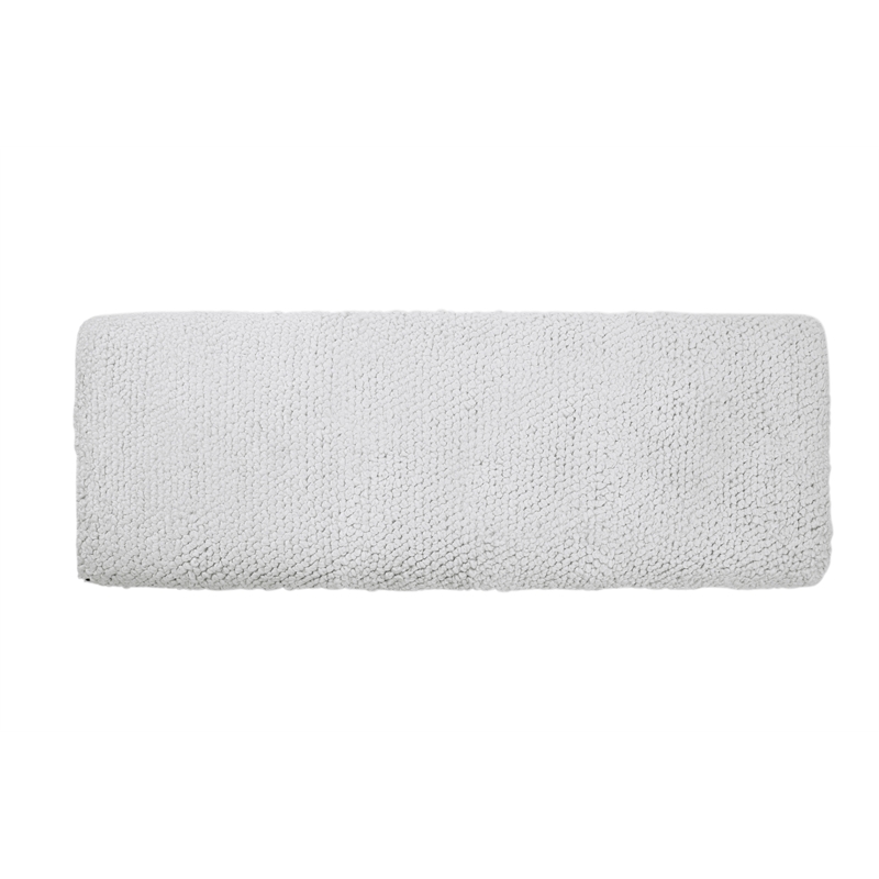 Martingale 48 Inch Ivory Chunky Boucle Fabric Upholstered Accent Bench