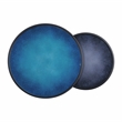 Blue Moon Glass Top Nesting Tables