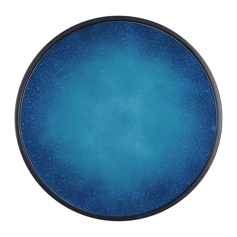 Blue Moon Glass Top Nesting Tables