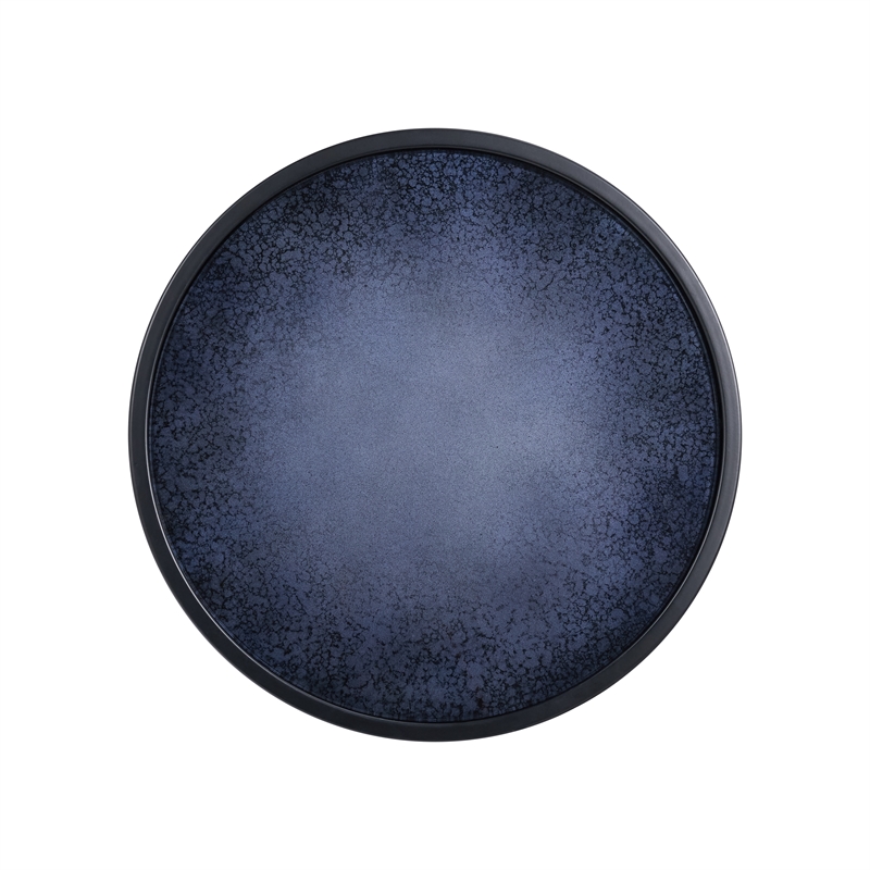 Blue Moon Glass Top Nesting Tables