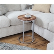 Union Solid Wood Top and Metal C-Table