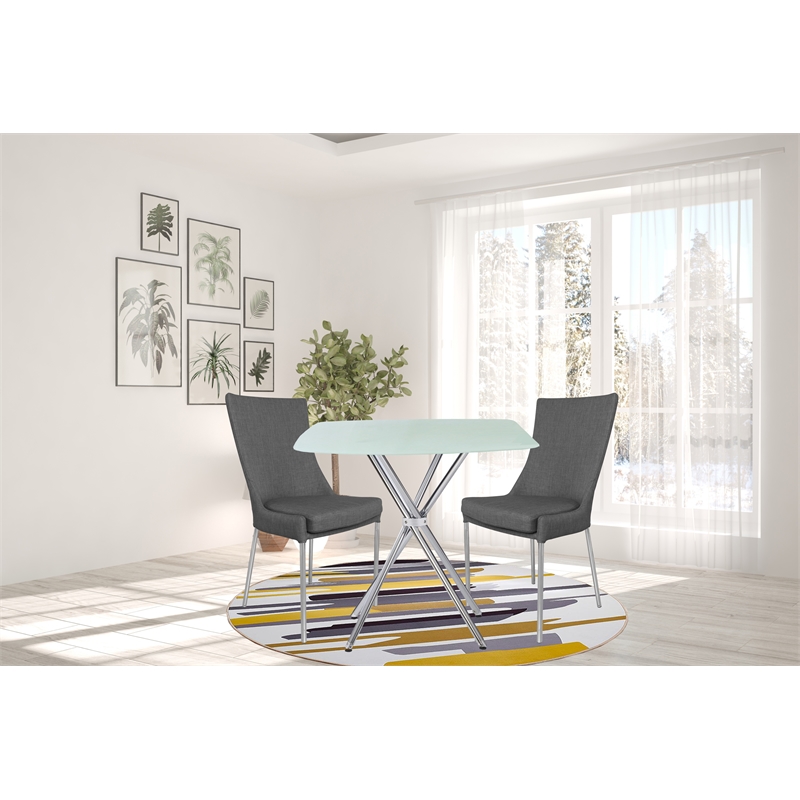 New Spec 3PC Bistro Dining Set in Gray
