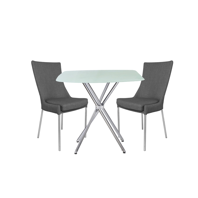 New Spec 3PC Bistro Dining Set in Gray