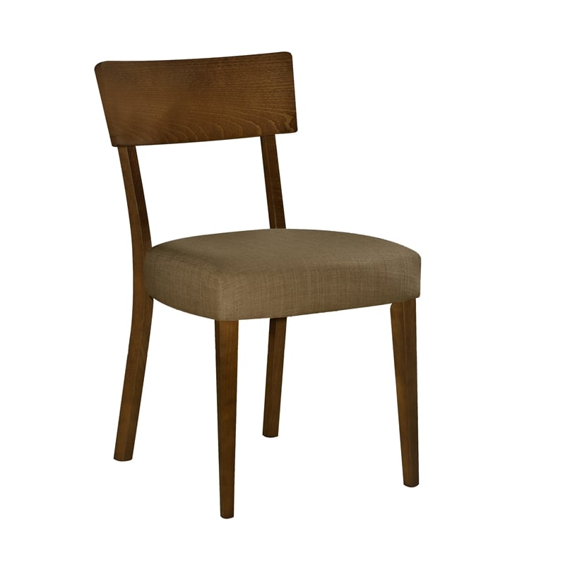New Spec Round Dining Set White Glossy and Brown Set of 5