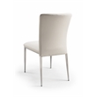New Spec Faux Leather Dining Side Chair in White (Set of 2)