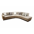 New Spec Valencia Mid Century LHF Sectional in Beige