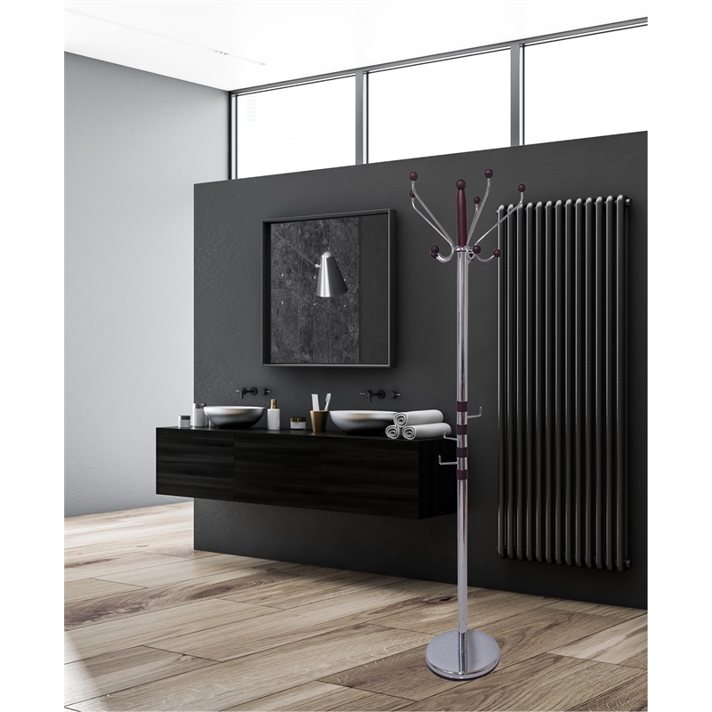 New Spec Coat Rack in Chrome